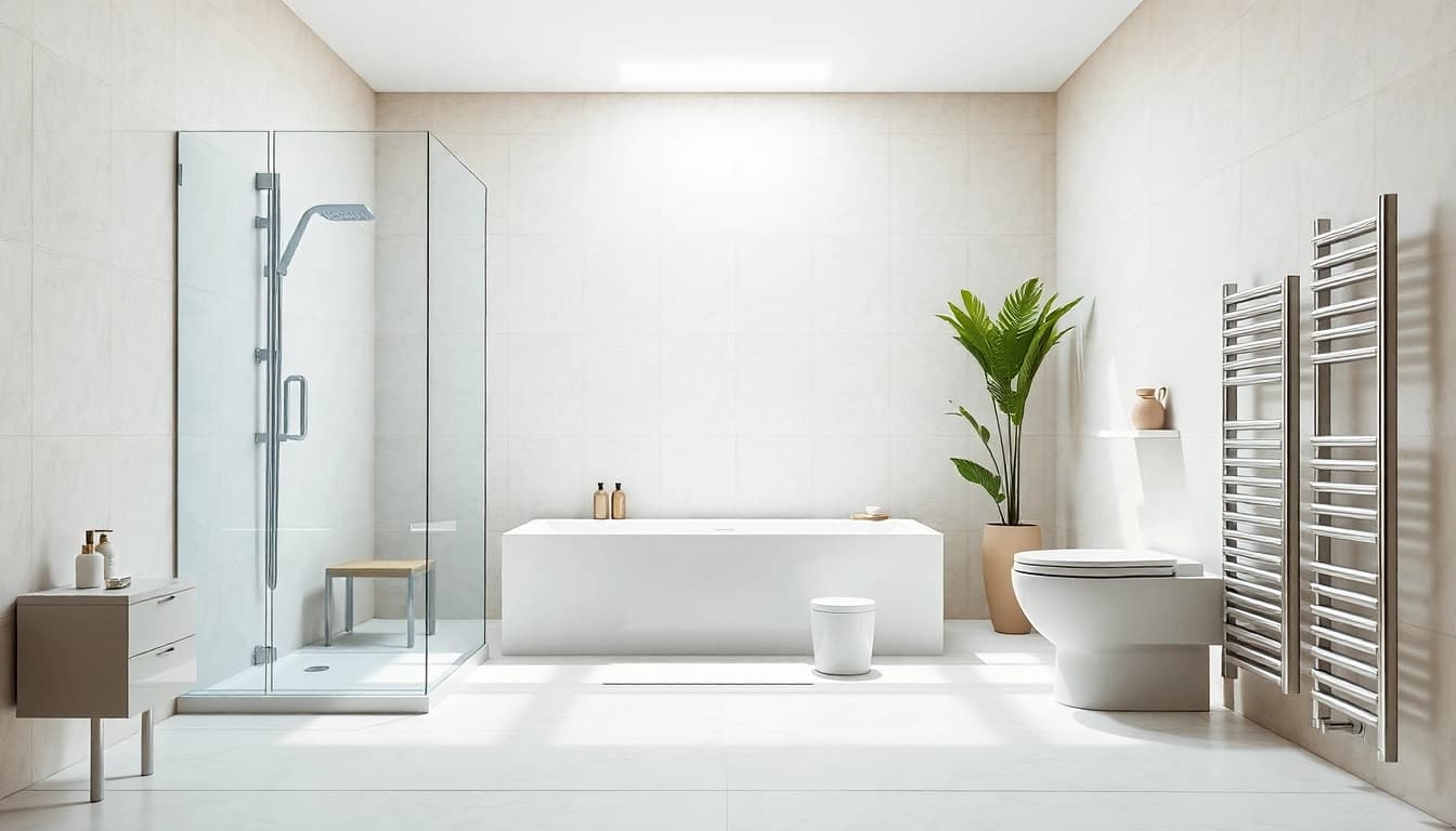 Erleben Sie die hochwertigen Produkte von sonni sanitär GmbH in einem stilvollen Badezimmer.