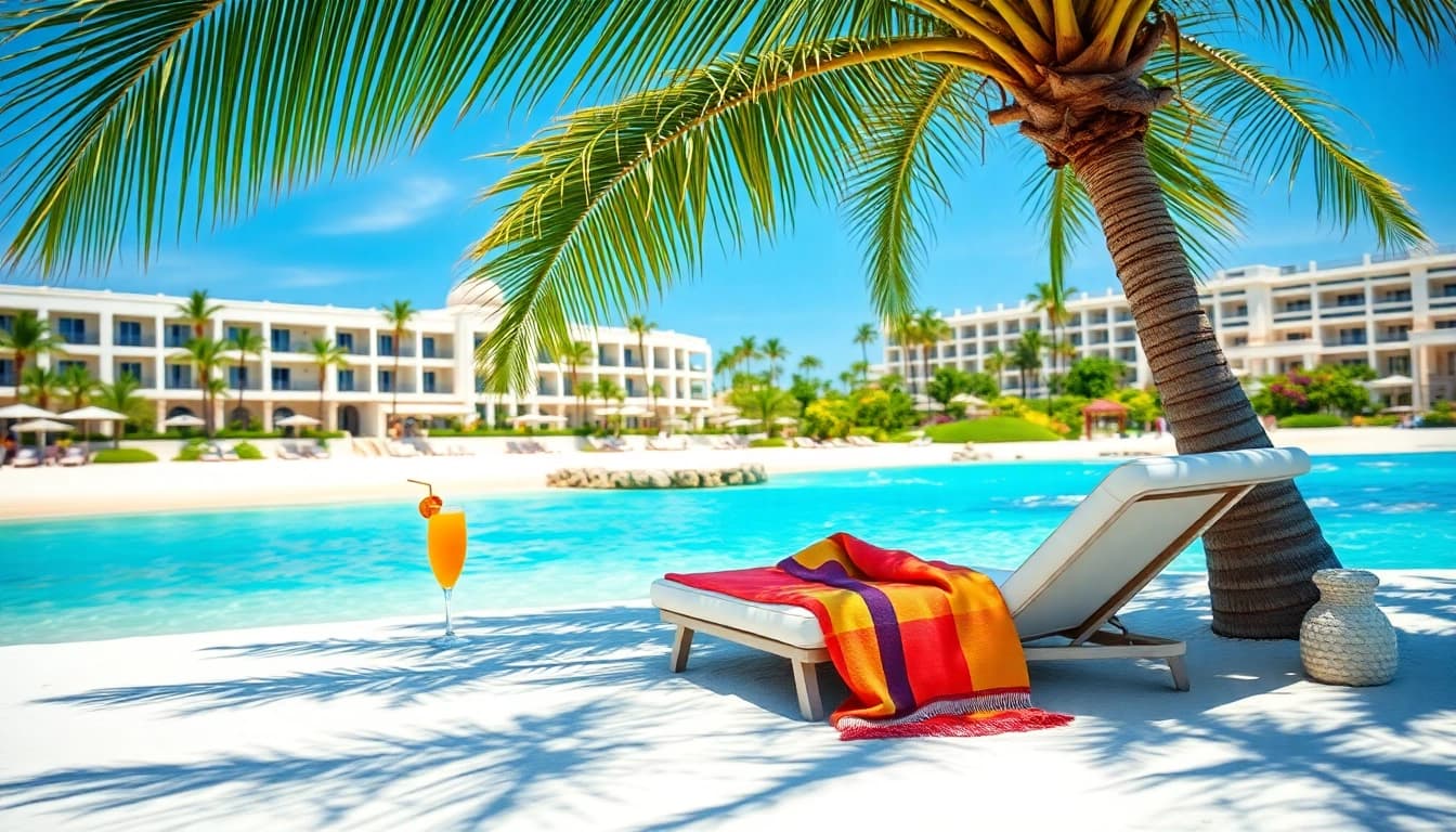 Relaxing scene at All-inclusive resorts Cabo featuring stunning beaches and luxurious amenities