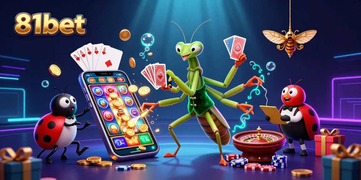 Experience thrilling games at 81bet with vibrant casino elements and engaging characters.