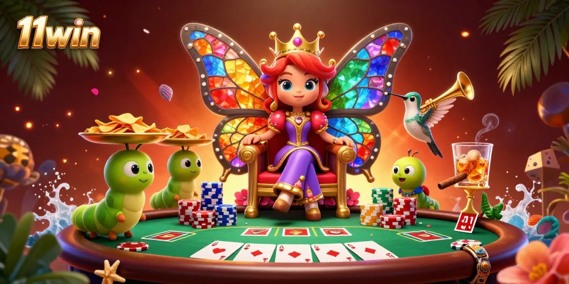 Engage with vibrant 11win casino culture featuring dynamic gaming elements in a festive scene.