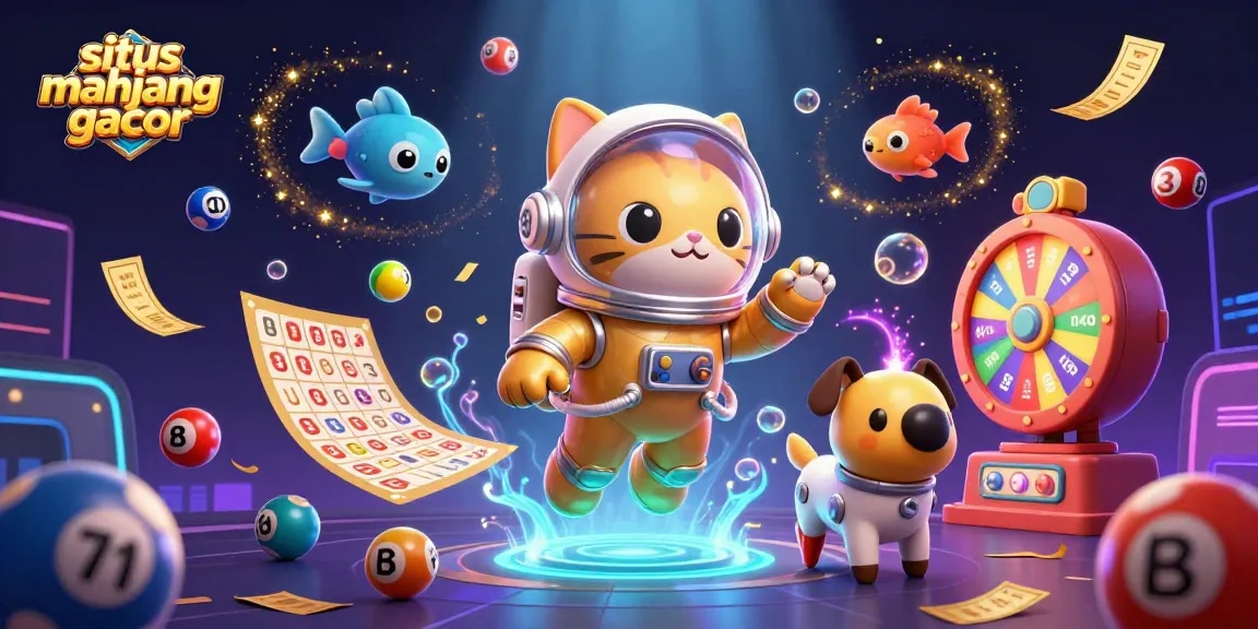 Win big on situs mahjong gacor with vibrant characters and exciting game elements in a captivating scene.