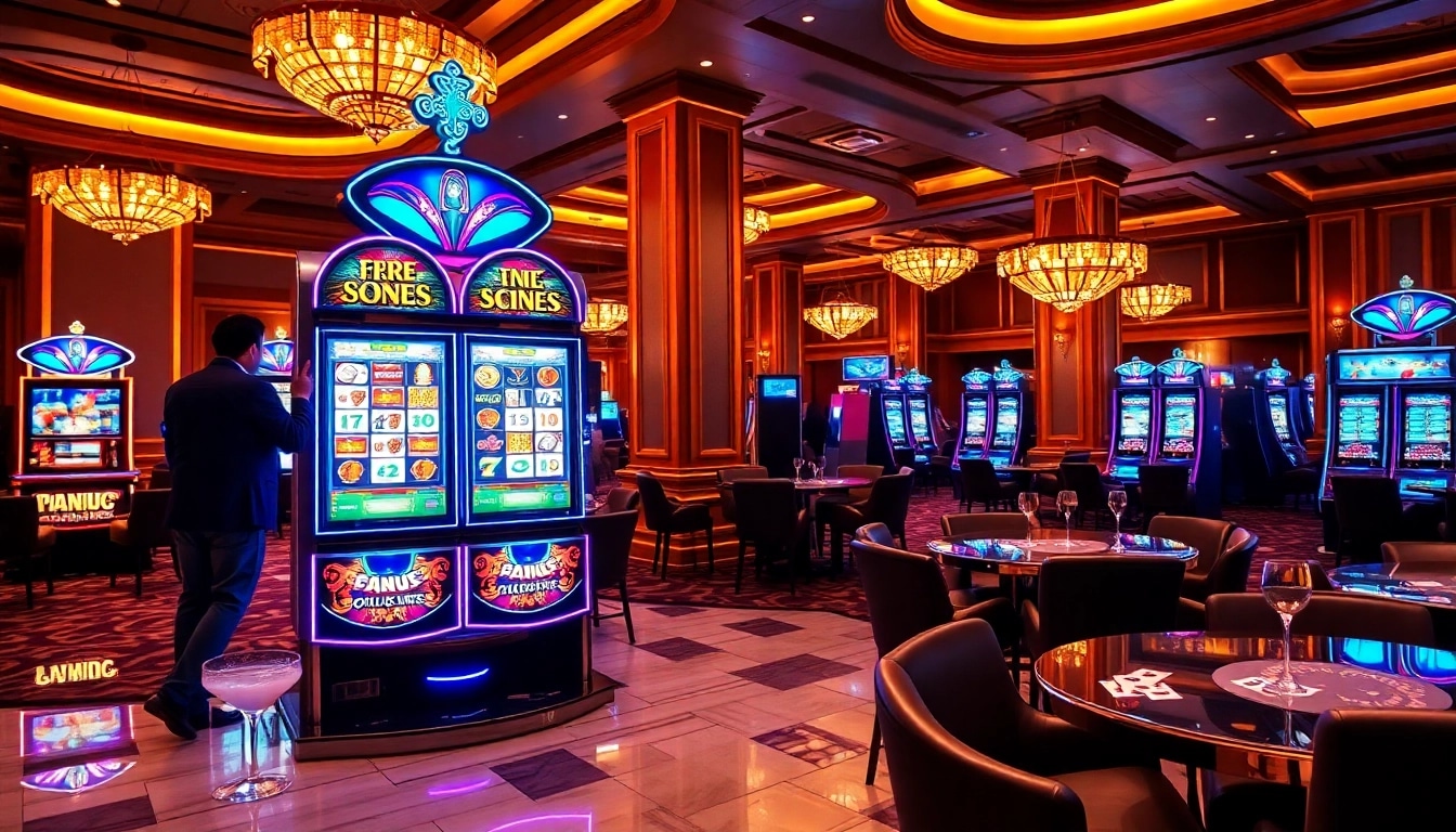 Playing slot pragmatic play with excitement in a vibrant casino atmosphere