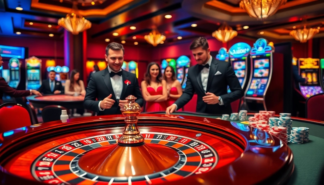 Vivez l'excitation aux meilleurs casinos en ligne avec une roulette dynamique et des joueurs enthousiastes.