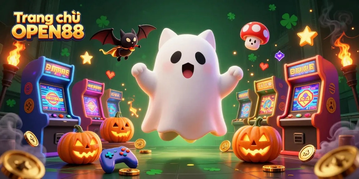Try your luck on Trang chủ OPEN88 with vibrant 3D gaming characters amid casino excitement!