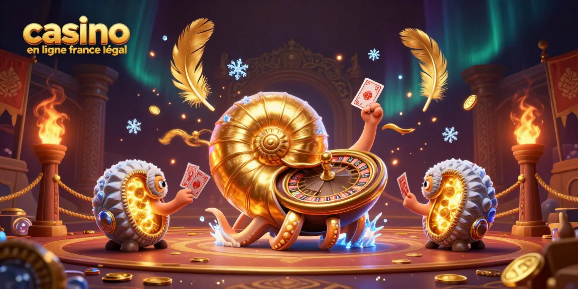 Jouer sur un casino en ligne France légal avec des machines à sous et éléments de jeu dynamiques entourés.