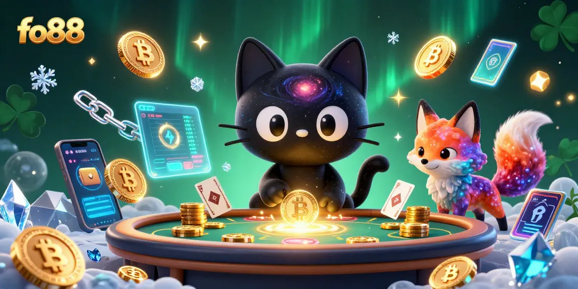Experience thrilling gameplay at fo88 with a cosmic casino scene filled with vibrant elements and winning opportunities.