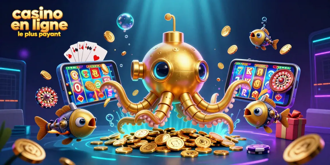 Visualisez le kraken doré et le smartphone de jeu dans un casino en ligne le plus payant