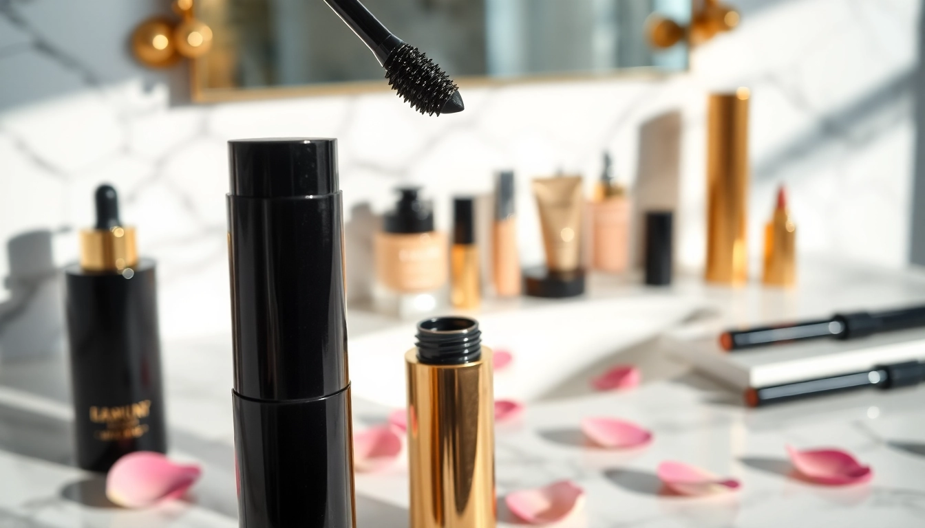 Enhance your look with luxe waterproof mascara that delivers lasting volume and definition.