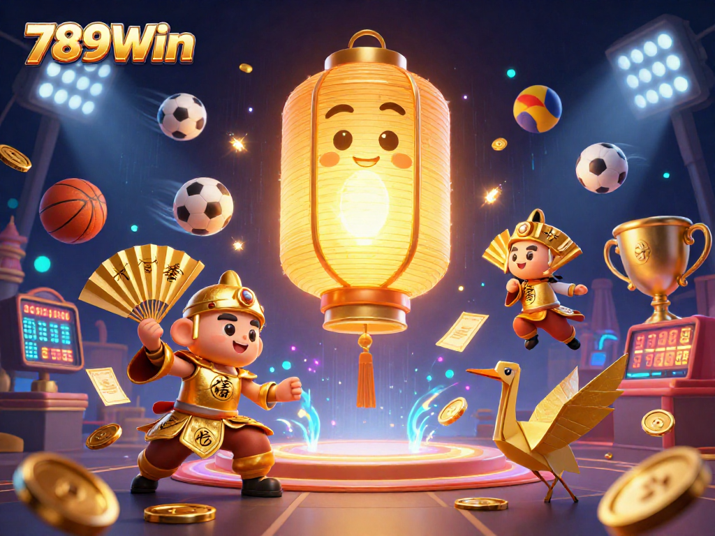 Engage with 789Win's thrilling gaming experience, featuring a dynamic casino scene.