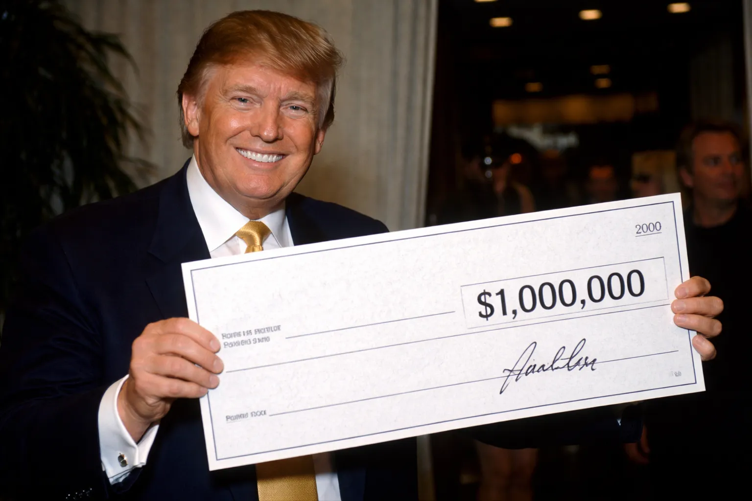 trump 2000 check