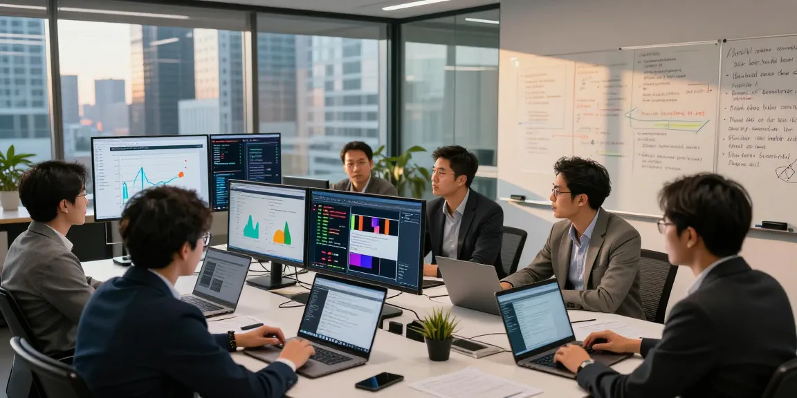 Detect AI image detection technology in action during team meeting.