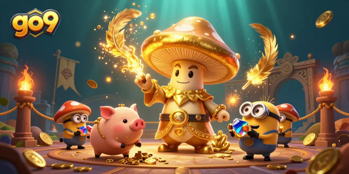 Experience gold rush wins at go9 with magical elements and dynamic gambling action.
