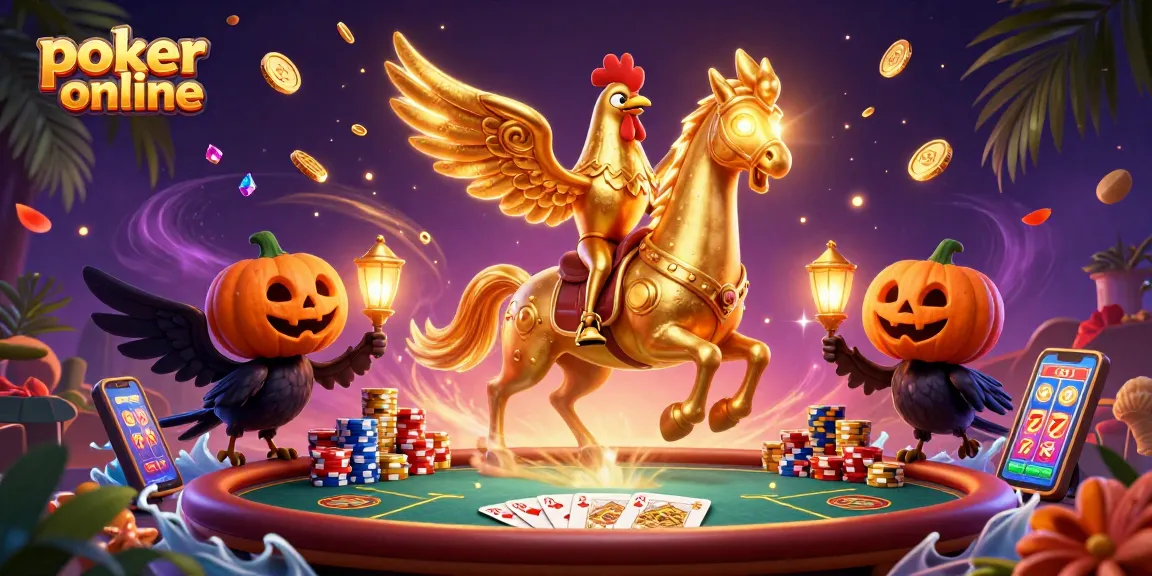 Jouer au poker en ligne avec des personnages vibrants dans un casino animé.