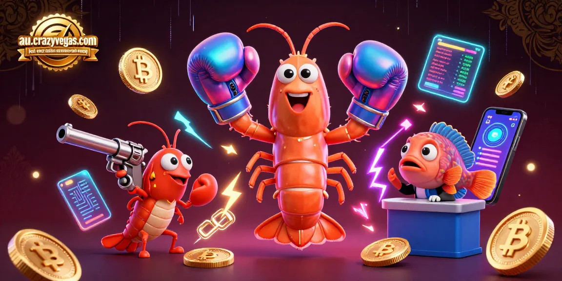 Join the battle in the vibrant scene showcasing au.crazyvegas.com best australian online casino real money with crypto flair.
