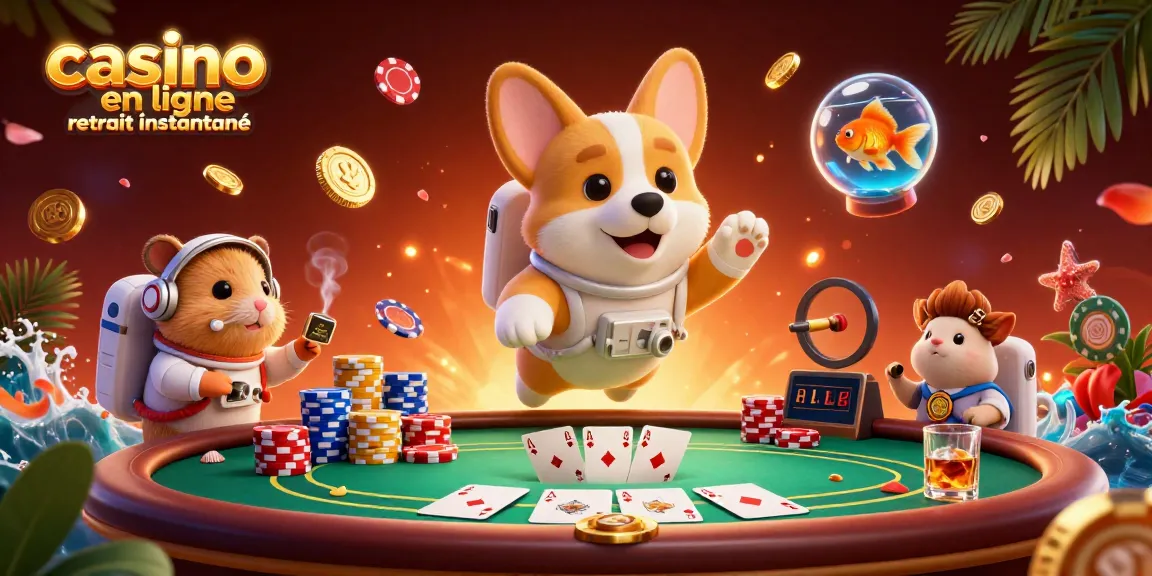 Gagnez avec le casino en ligne retrait instantané grâce à une scène dynamique de jeu captivante.