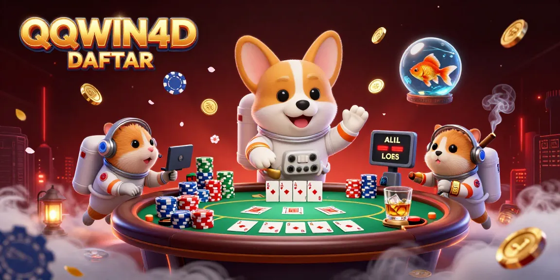 Permainan yang menarik di QQWIN4D DAFTAR dengan karakter lucu dan suasana kasino yang mengasyikkan
