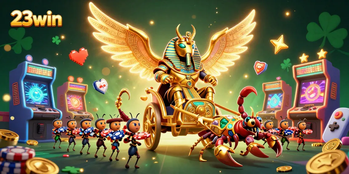 Experience exciting gaming adventures at 23win, featuring a rich array of casino elements.