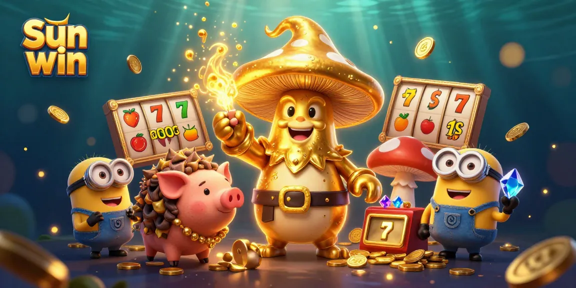 Experience the thrill of Sun win with a magical casino adventure featuring vibrant characters and dynamic elements.