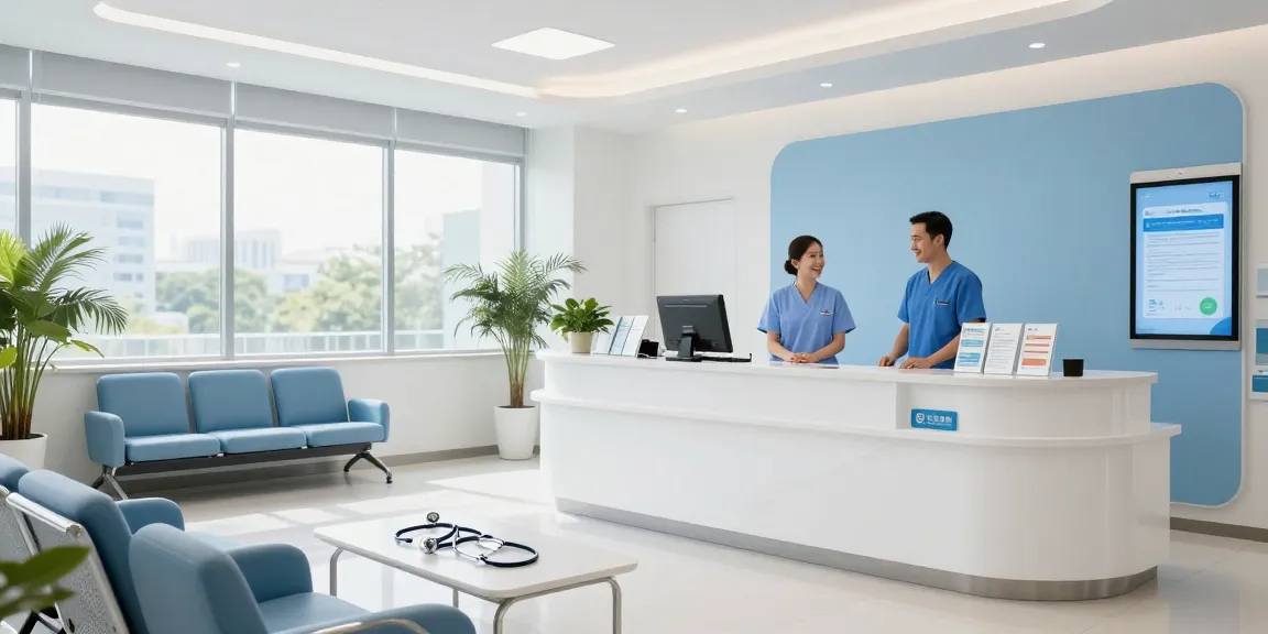 Fixing ACA application mistakes with compassionate healthcare services at a modern clinic, featuring a friendly doctor consultation.