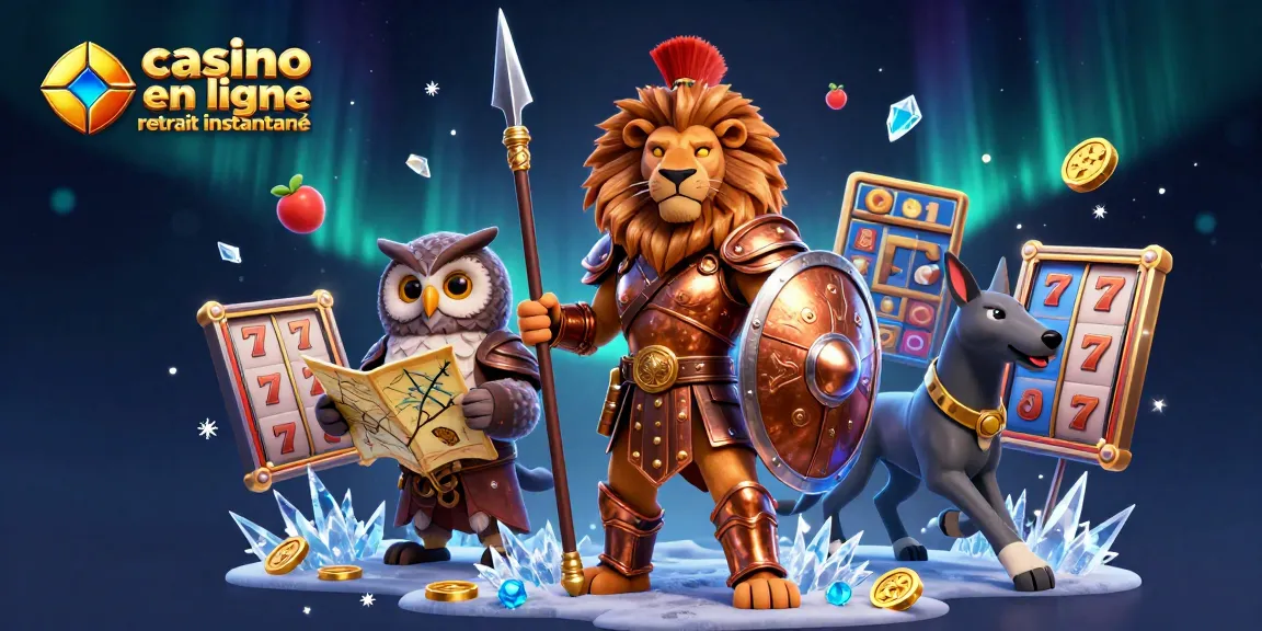 Venez découvrir l'excitation du casino en ligne retrait instantané avec un lion spartan, un hibou stratège et un greyhound!