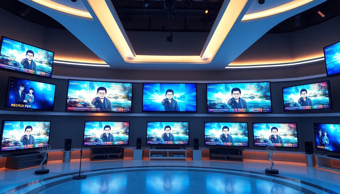 fadaeyat.com에서 다양한 TV 프로그램을 소개하는 전문 공간의 모습