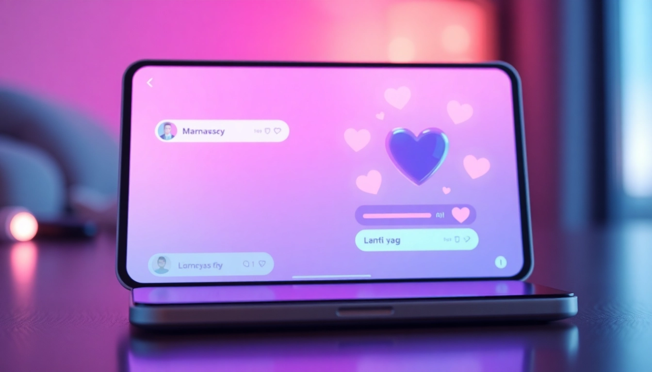 Engaging AI sex chatbot interface designed for interactive, intimate experiences.