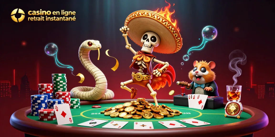 Gagnez avec des jeux de casino en ligne retrait instantané en profitant d'une ambiance festive.