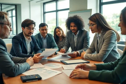 카드깡에 대한 전문적인 재정 상담 장면을 보여주는 이미지