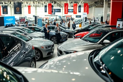 Exciting auto cars show showcasing innovative car designs and engaging attendee experiences.