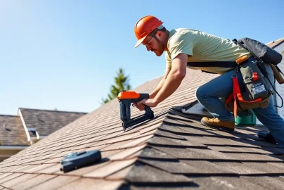 Enhancing roofs with Professional roofing services by a skilled contractor.