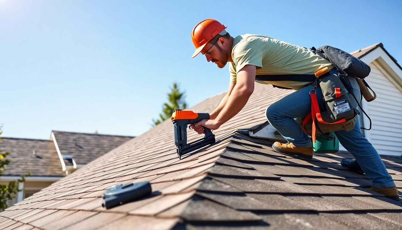 Enhancing roofs with Professional roofing services by a skilled contractor.