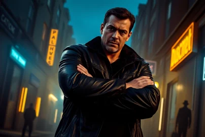 Protagonist in a suspenseful detective scene showcasing Better than Jack Reacher novels.