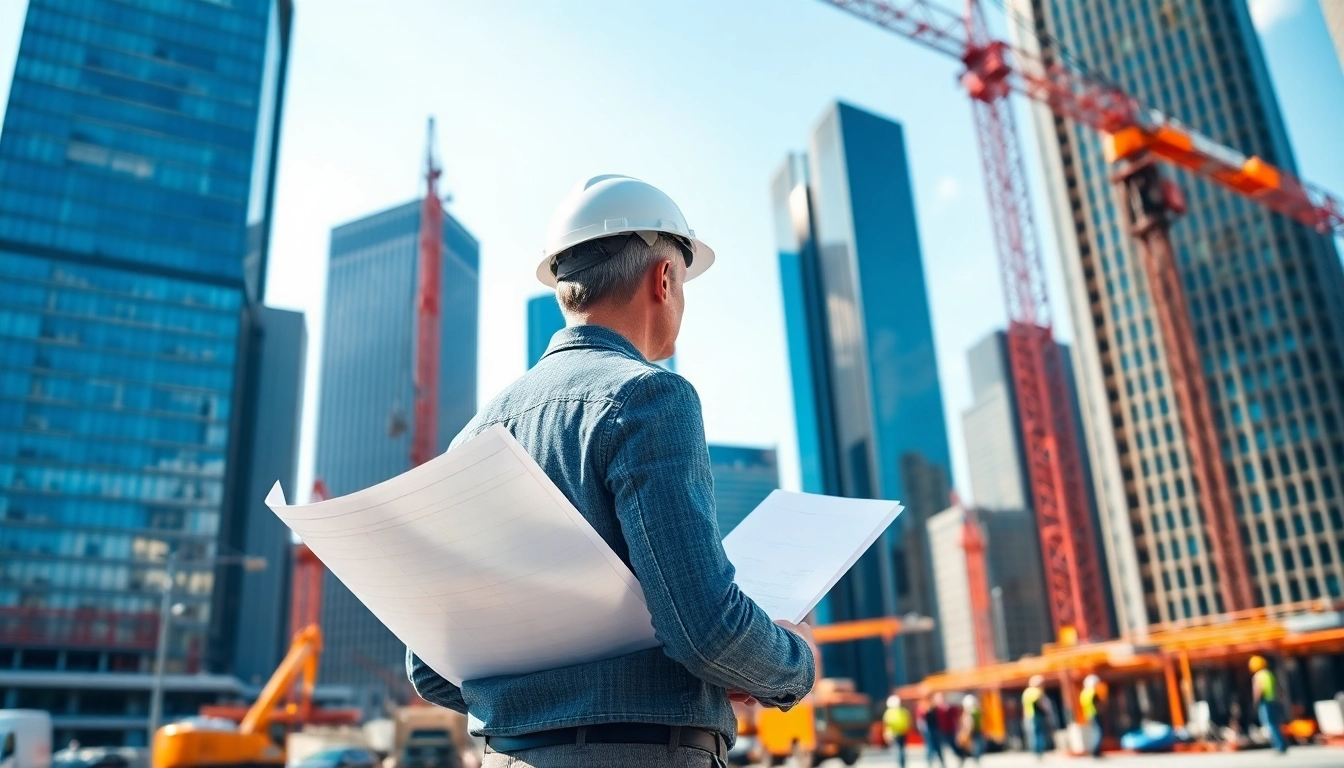 Manhattan Construction Manager leading a team at a construction site in Manhattan.