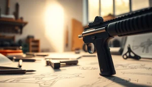 Highlighting the precision design of the wot trigger 3 position in a professional workshop setting.