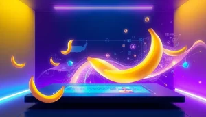 Nano Banana 2 AI image generator interface showcasing vibrant digital art