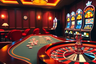 Experience thrilling gameplay on Onicplay with vibrant casino visuals and dynamic online gaming elements.