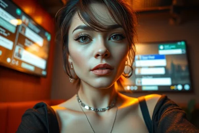 Dynamic NSFW character embodying fantasy and realism in an engaging AI chat setting.