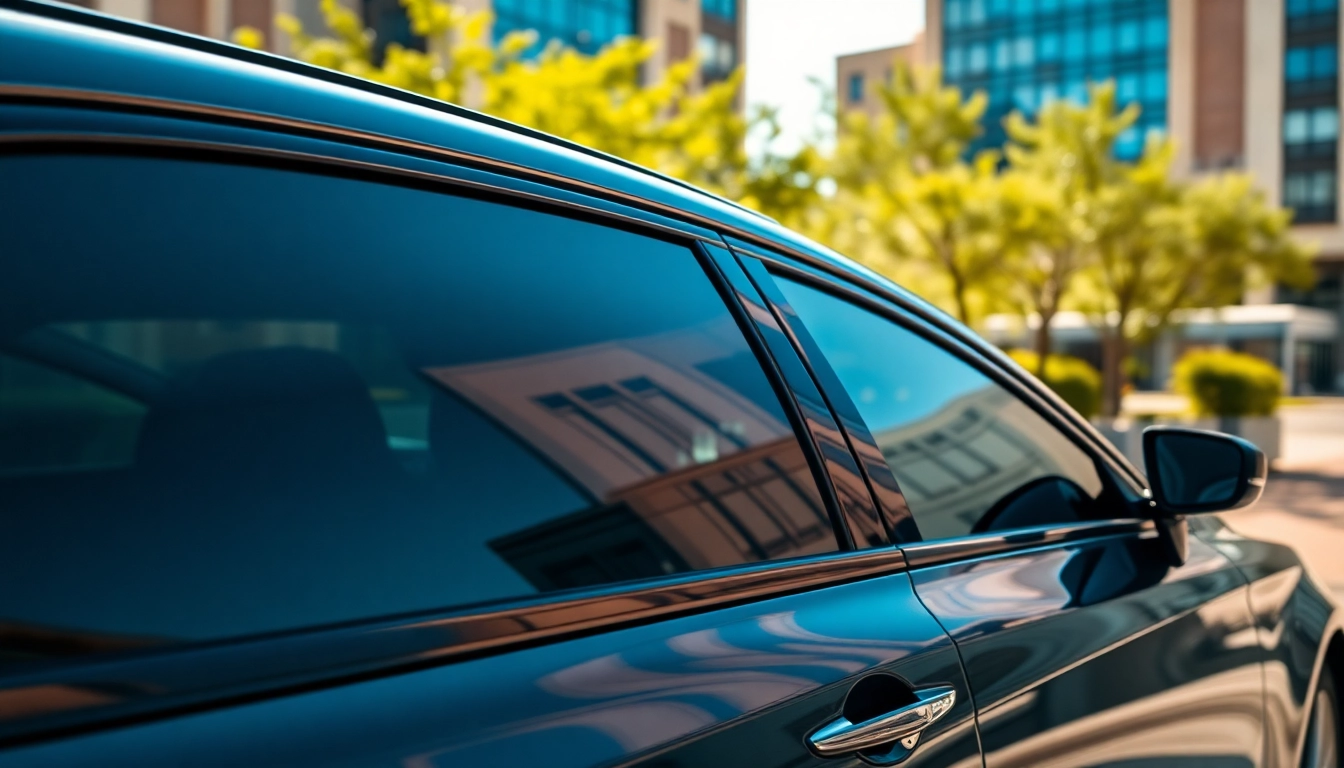 Enhancing vehicle aesthetics with window tinting Cleveland TN for a stylish urban look.