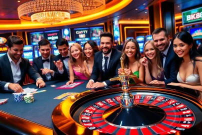 Experience thrilling gameplay at BK8 เว็บตรง with engaging casino tables and vibrant gaming action.