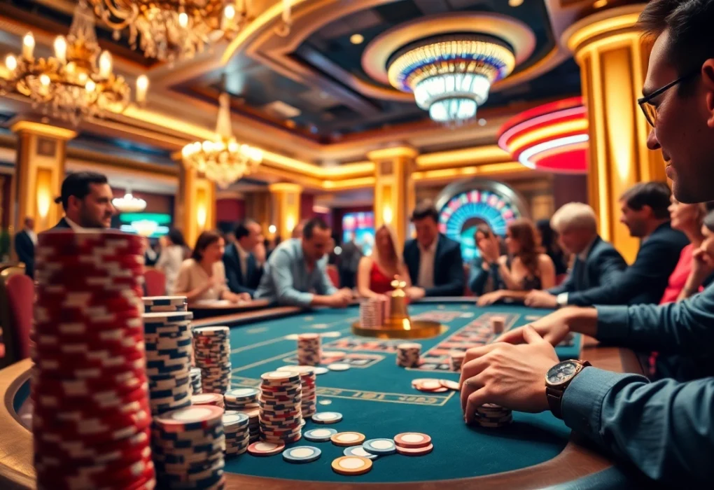 Experience the excitement of high-stakes poker at https://thabet.vc/ with luxurious setting, cards, and chips.
