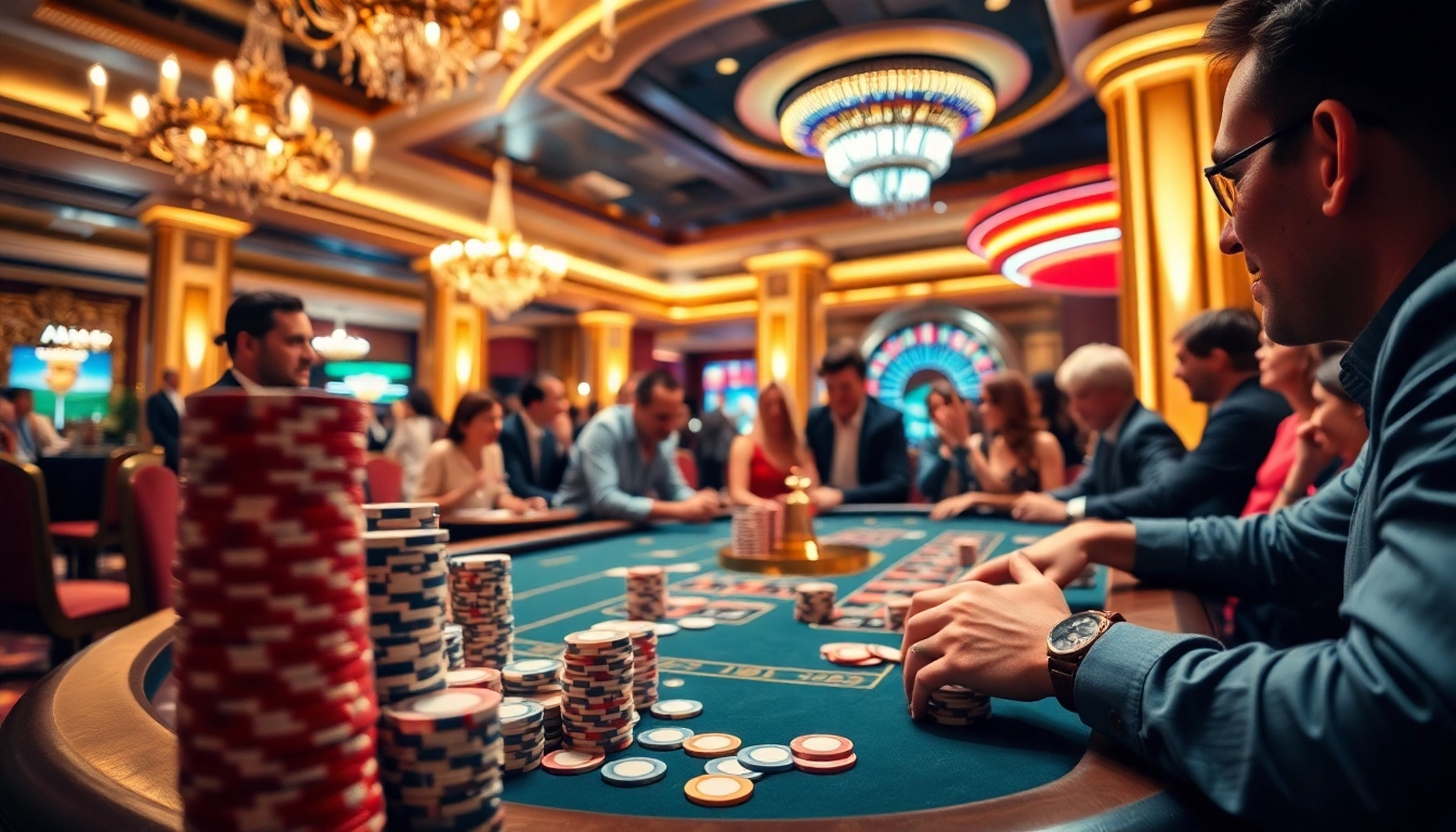 Experience the excitement of high-stakes poker at https://thabet.vc/ with luxurious setting, cards, and chips.
