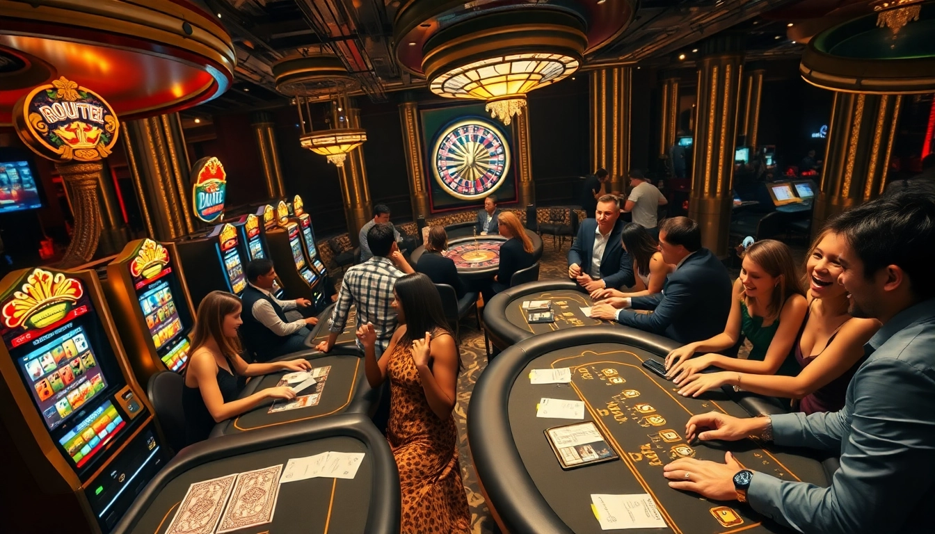 Jouez aux meilleurs casino en ligne avec des machines à sous vibrantes et des tables de poker dans un cadre luxueux.