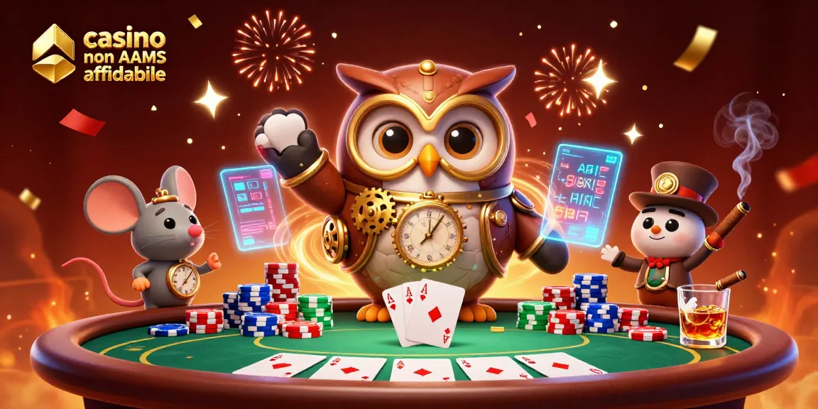 Gioca con stile nei casino non AAMS affidabili con questa illustrazione dettagliata e vibrante.