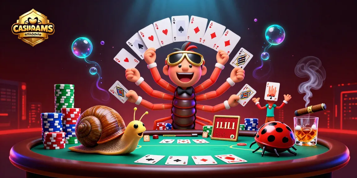 Giocatori nel casino non AAMS affidabile con carte e fiches affascinanti.