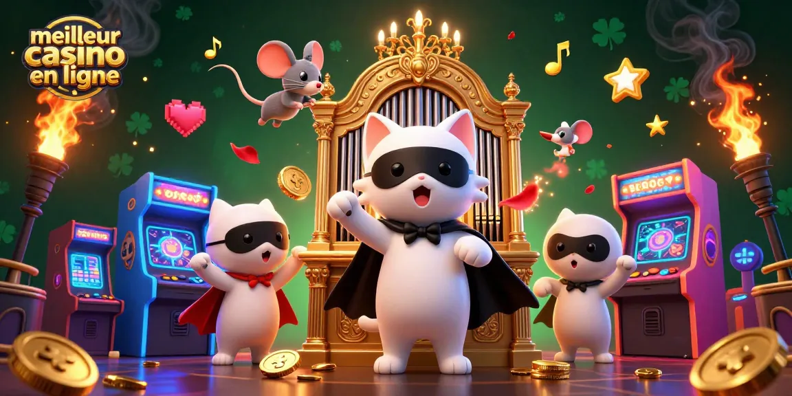 Gagnez avec le meilleur casino en ligne dans une scène colorée alliant charme et animation.