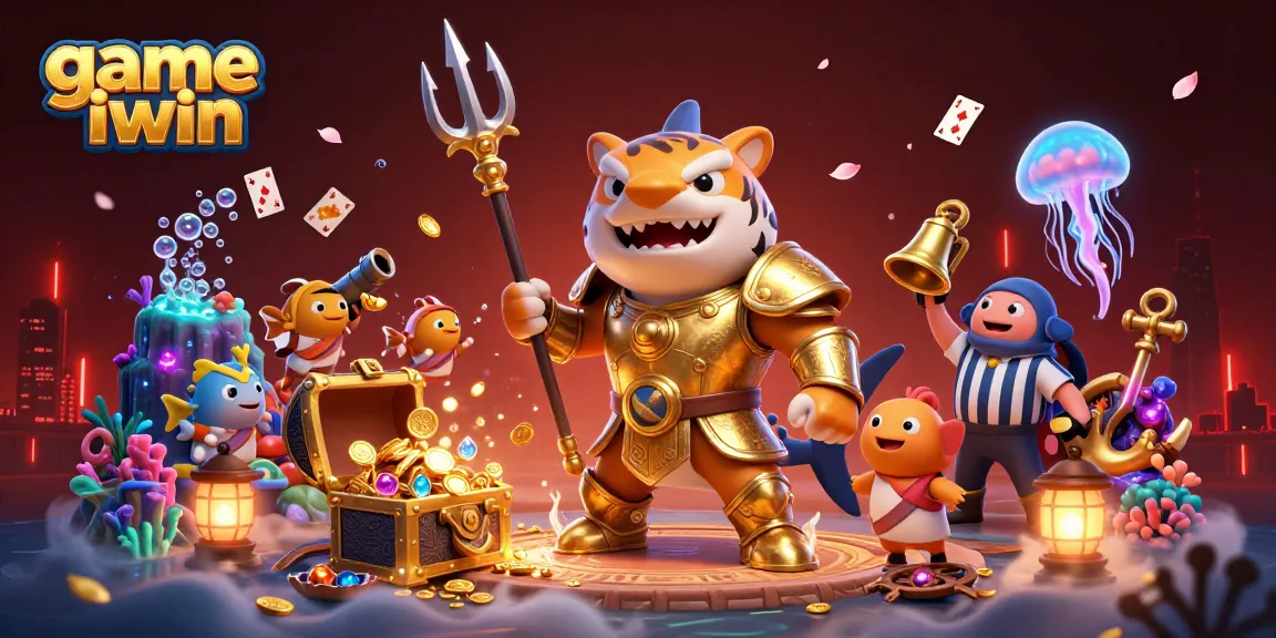 Unleash excitement with game iwin as a fierce shark battles in an underwater colosseum.