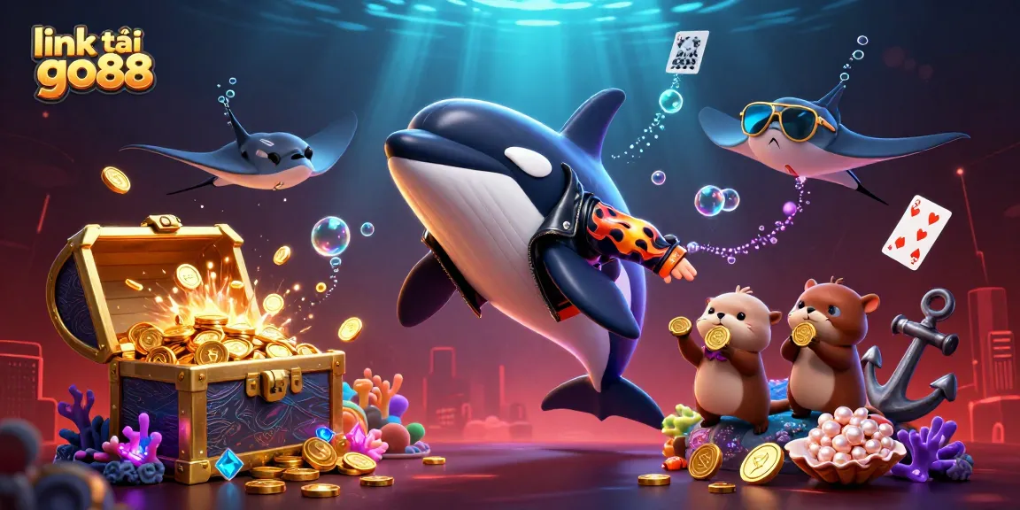 Engage with exciting games at link tải go88 featuring whimsical characters in a vibrant underwater casino.