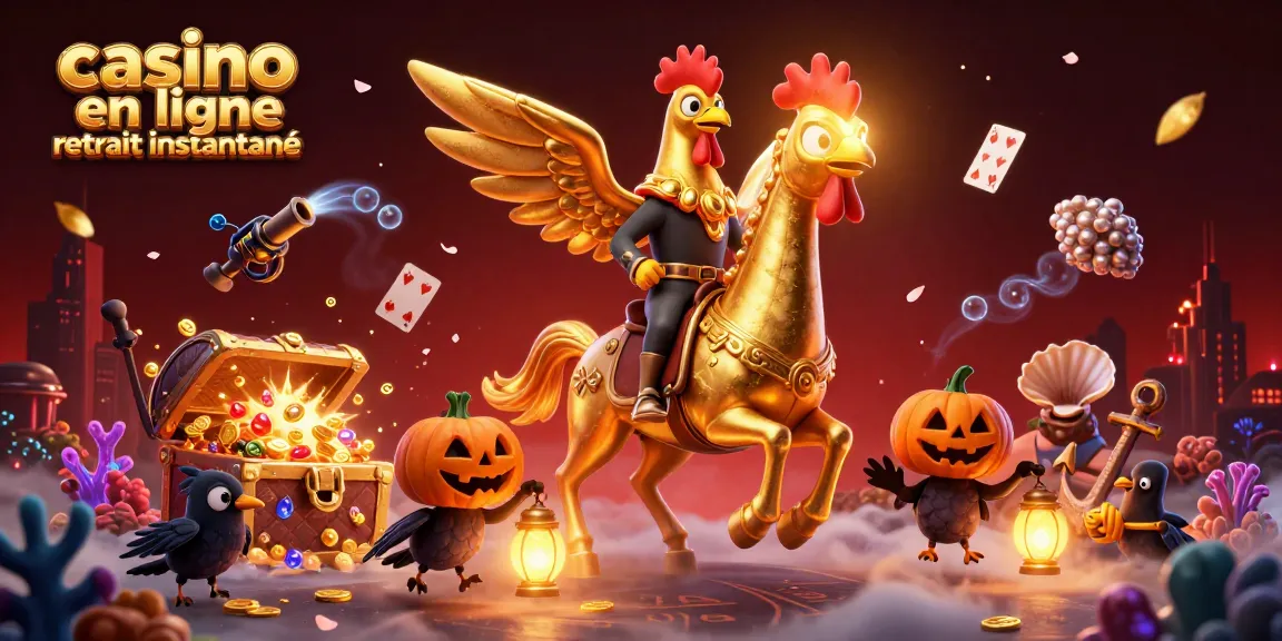 Immergez-vous dans le casino en ligne retrait instantané avec un roi doré et des compagnons mystérieux.