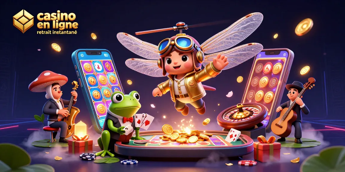 Jouez vite à casino en ligne retrait instantané avec des personnages animés vibrant dans un cadre captivant.