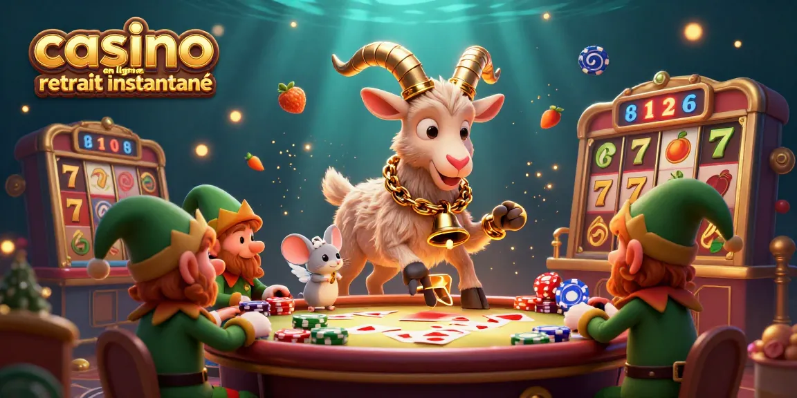 Jouez au casino en ligne retrait instantané avec un Krampus filmant des pirates à une table de poker
